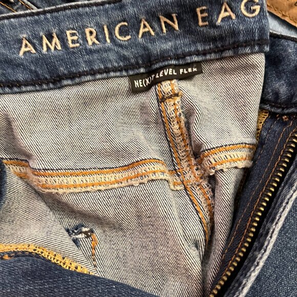 American Eagle NE(X) T Level AIRFLEX jeans. Dark Blue. - Picture 2 of 4